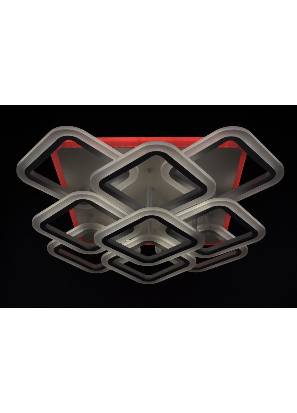 Люстра стельова LED з пультом A2505/9S-RGB-wh Білий 13х49х49 см. Sunnysky (253628781)