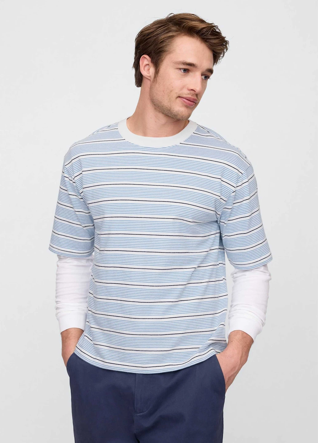 Блакитна футболка Gap