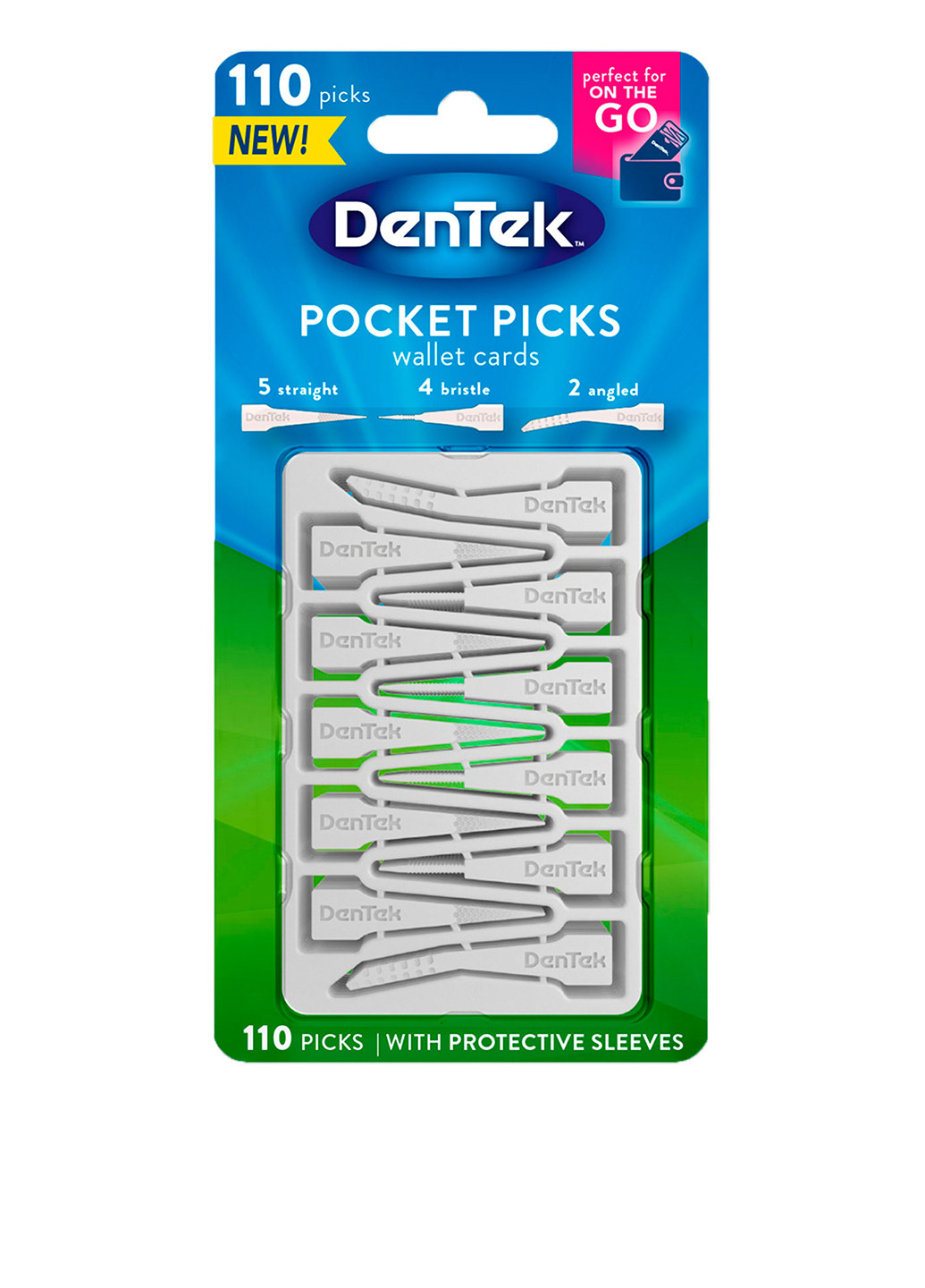 Зубочистки карманные Pocket Picks + (110 шт.) DenTek (162947353)