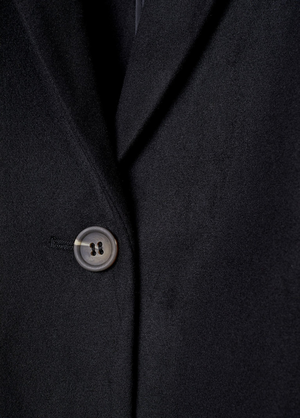 Черное демисезонное Пальто H&M