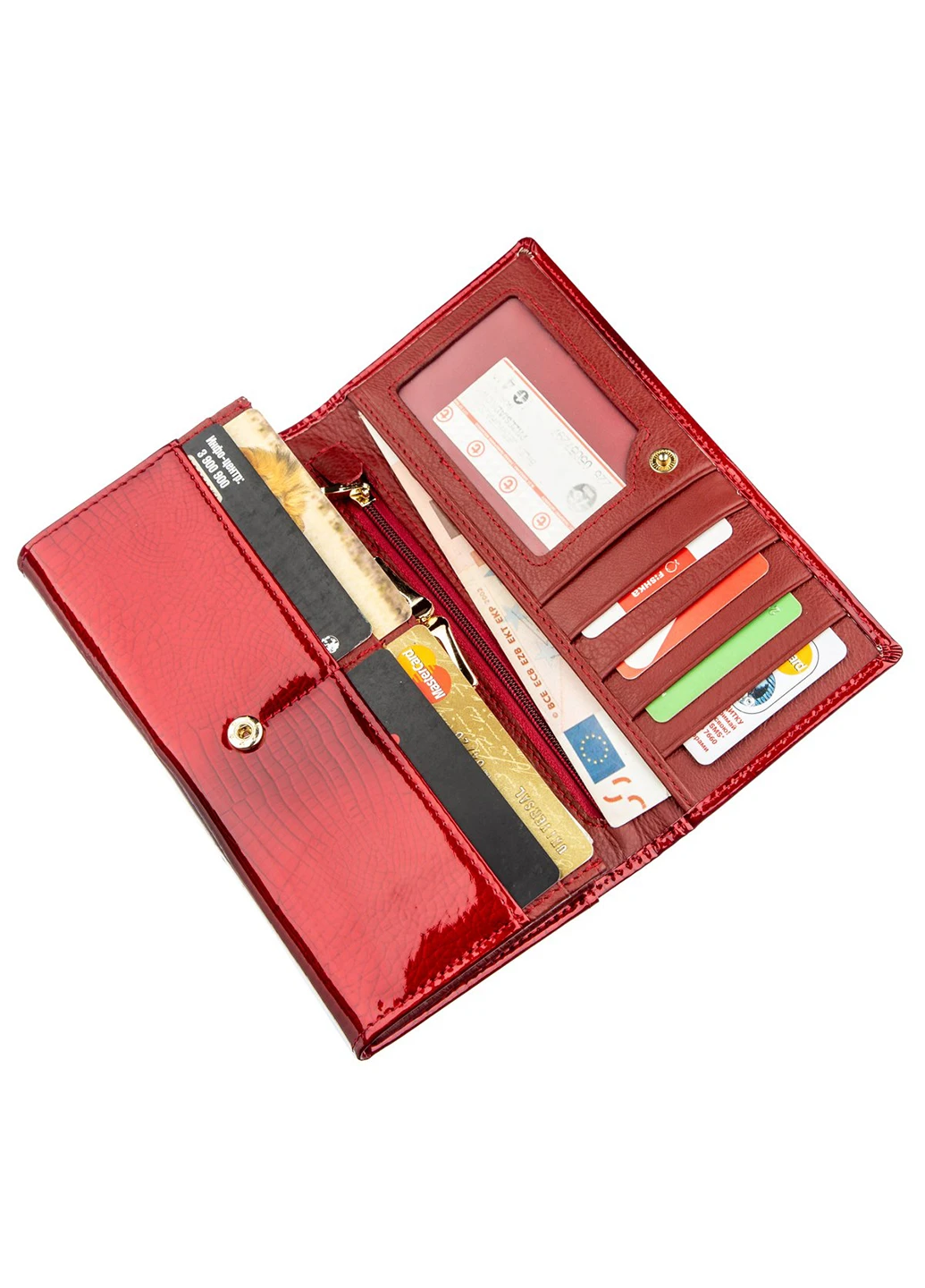 Жіночий шкіряний гаманець 18х9 см st leather (252132993)
