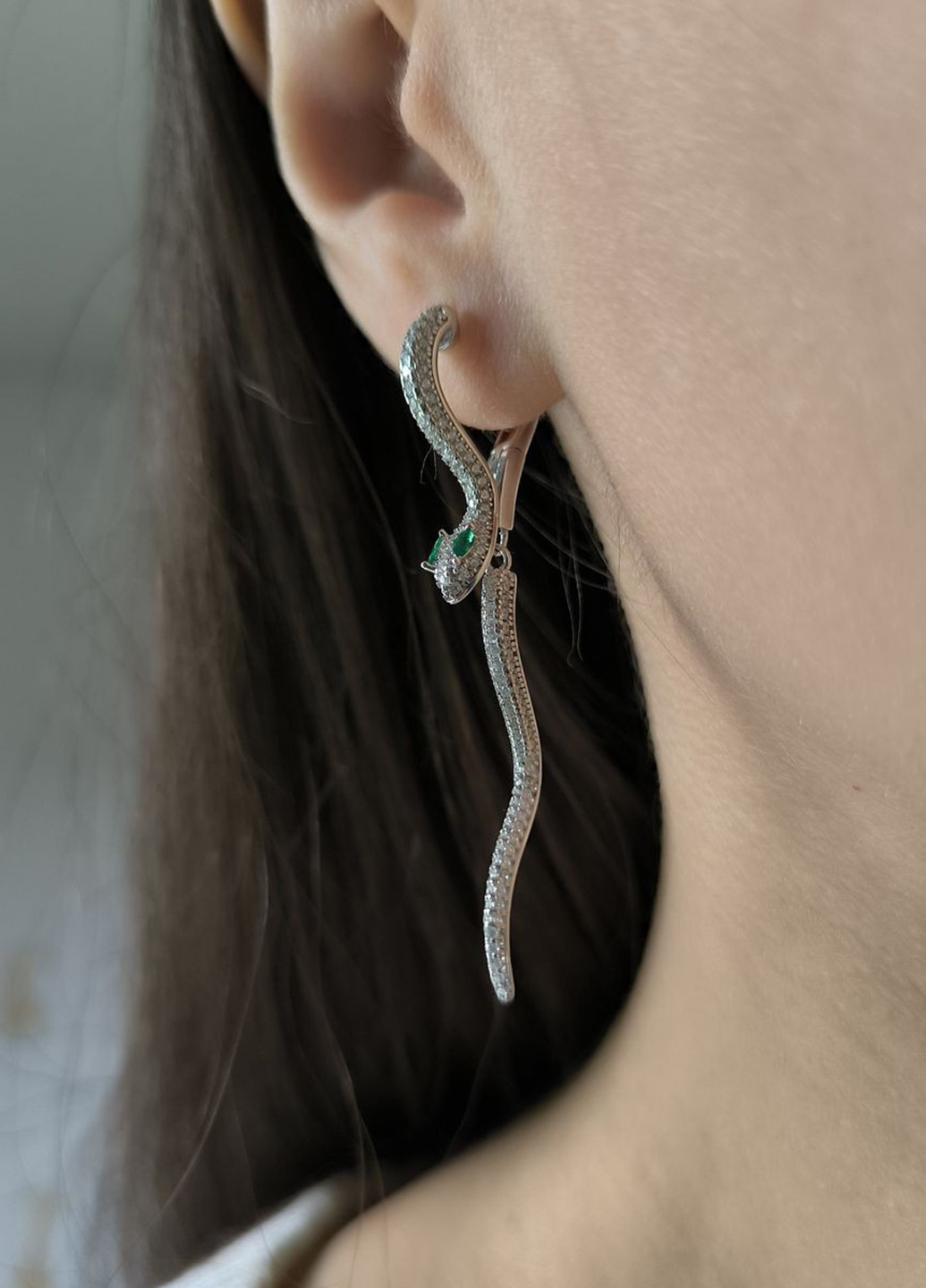 Сережки Silver Flame (369649132)