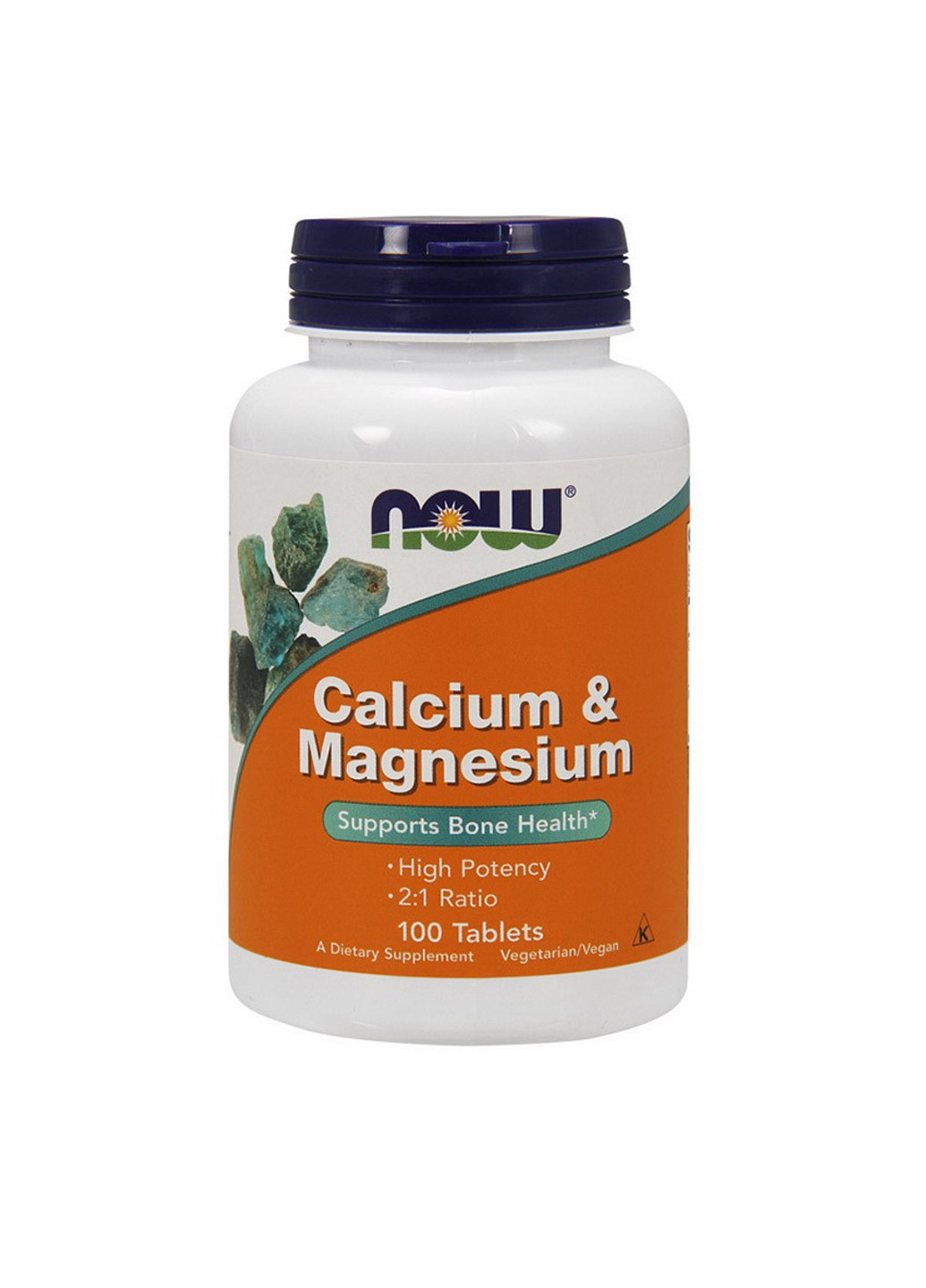 Кальцій магній Calcium & Magnesium (100 таб) нау фудс Now Foods (255408632)