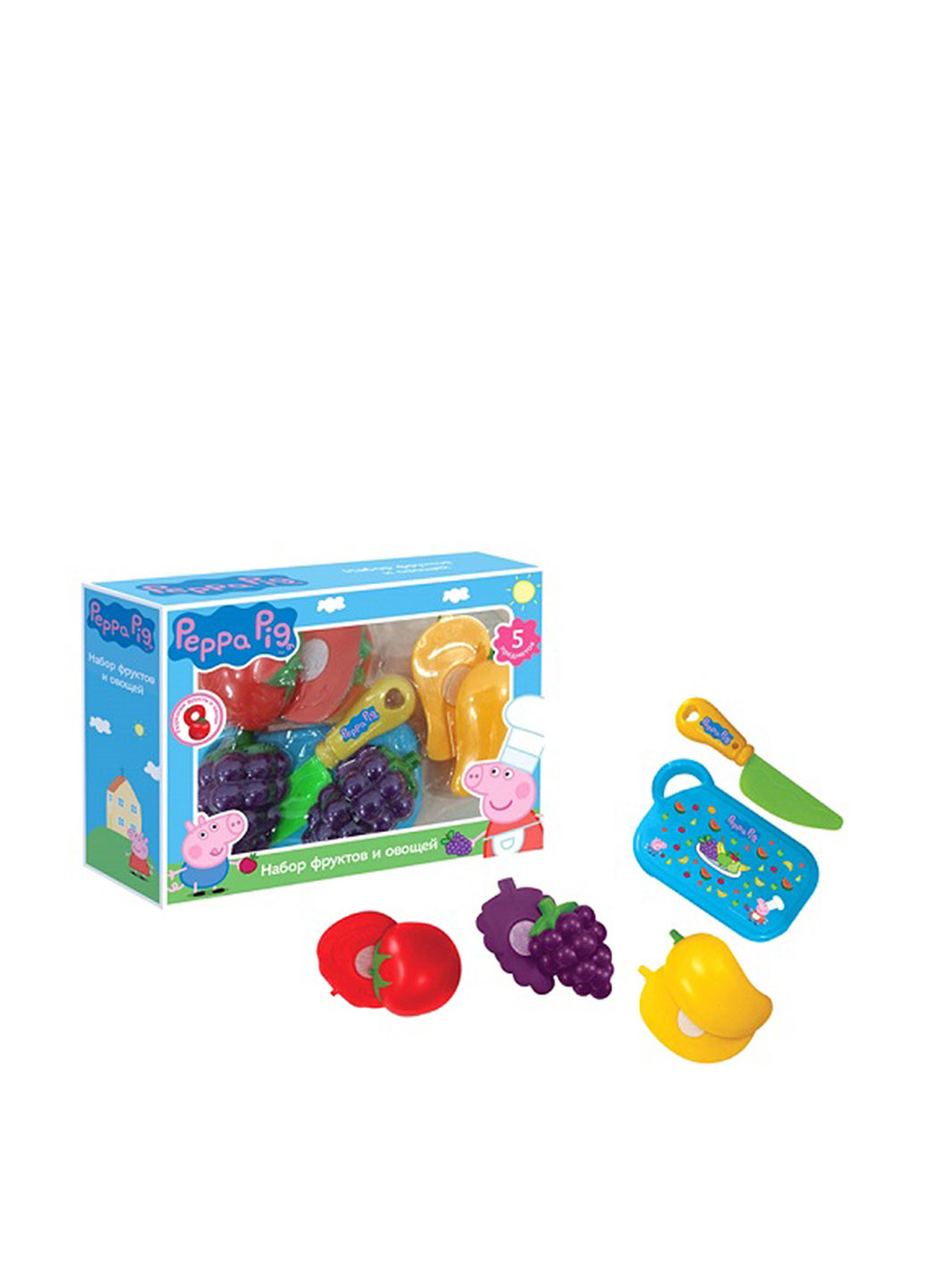 Игровой набор - набор фруктов и овощей пеппы (5 предметов) Peppa (17205622)