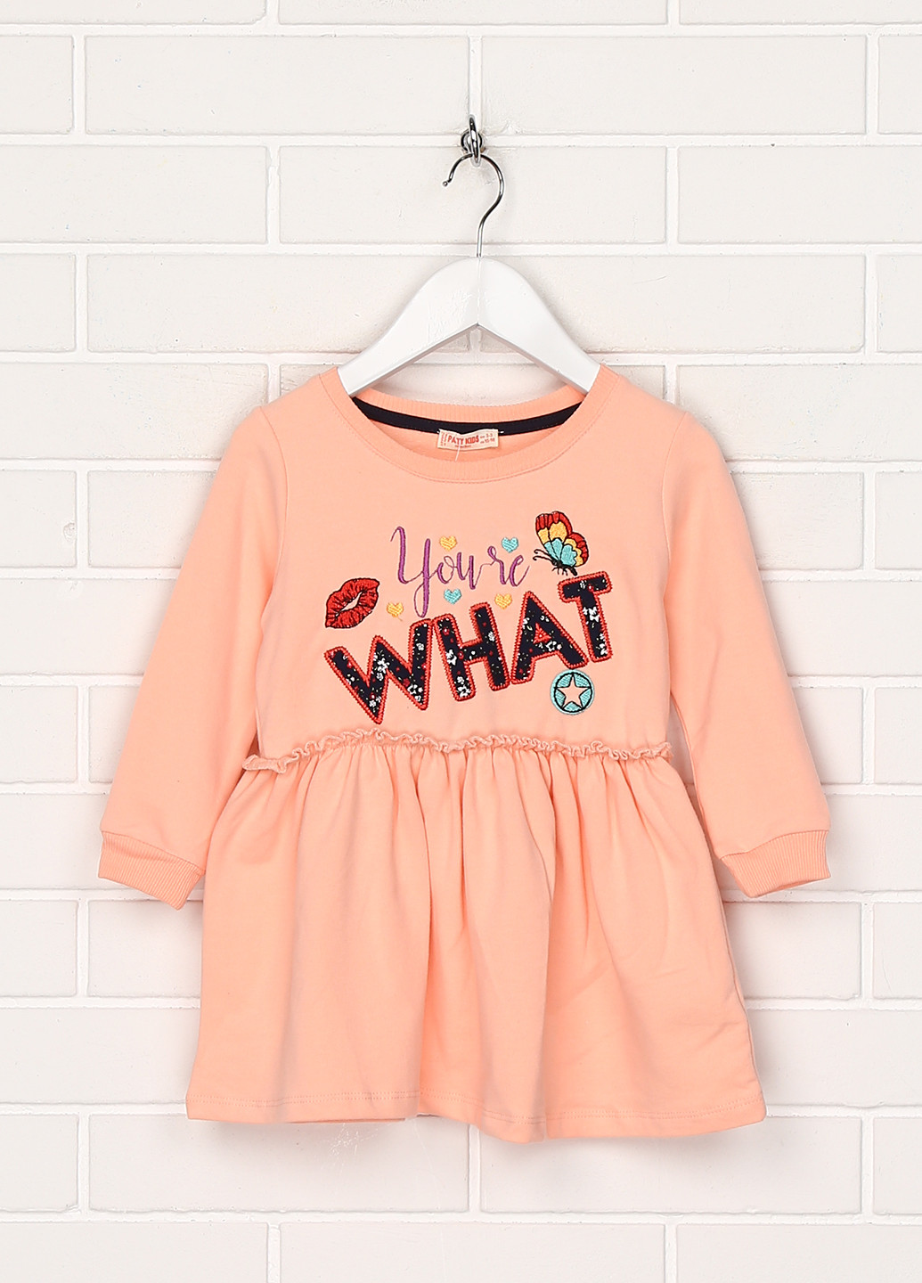 Персиковое платье Paty Kids (254000899)