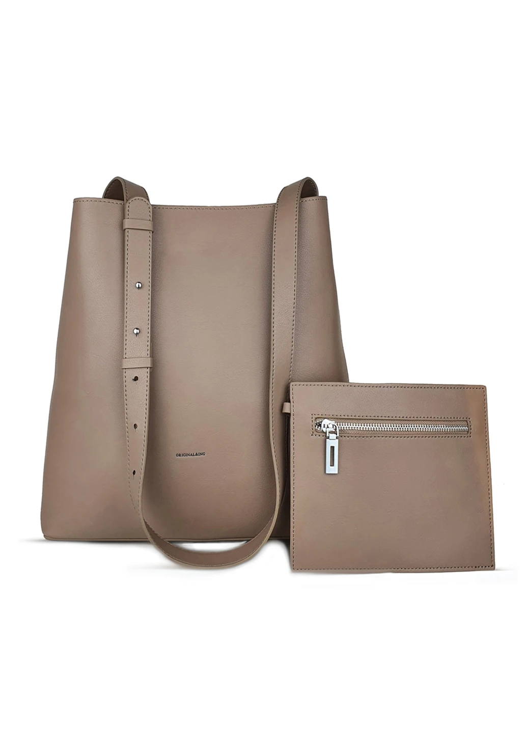 Стильна сумка бежева велика 30*31*12 Fashion (251853896)