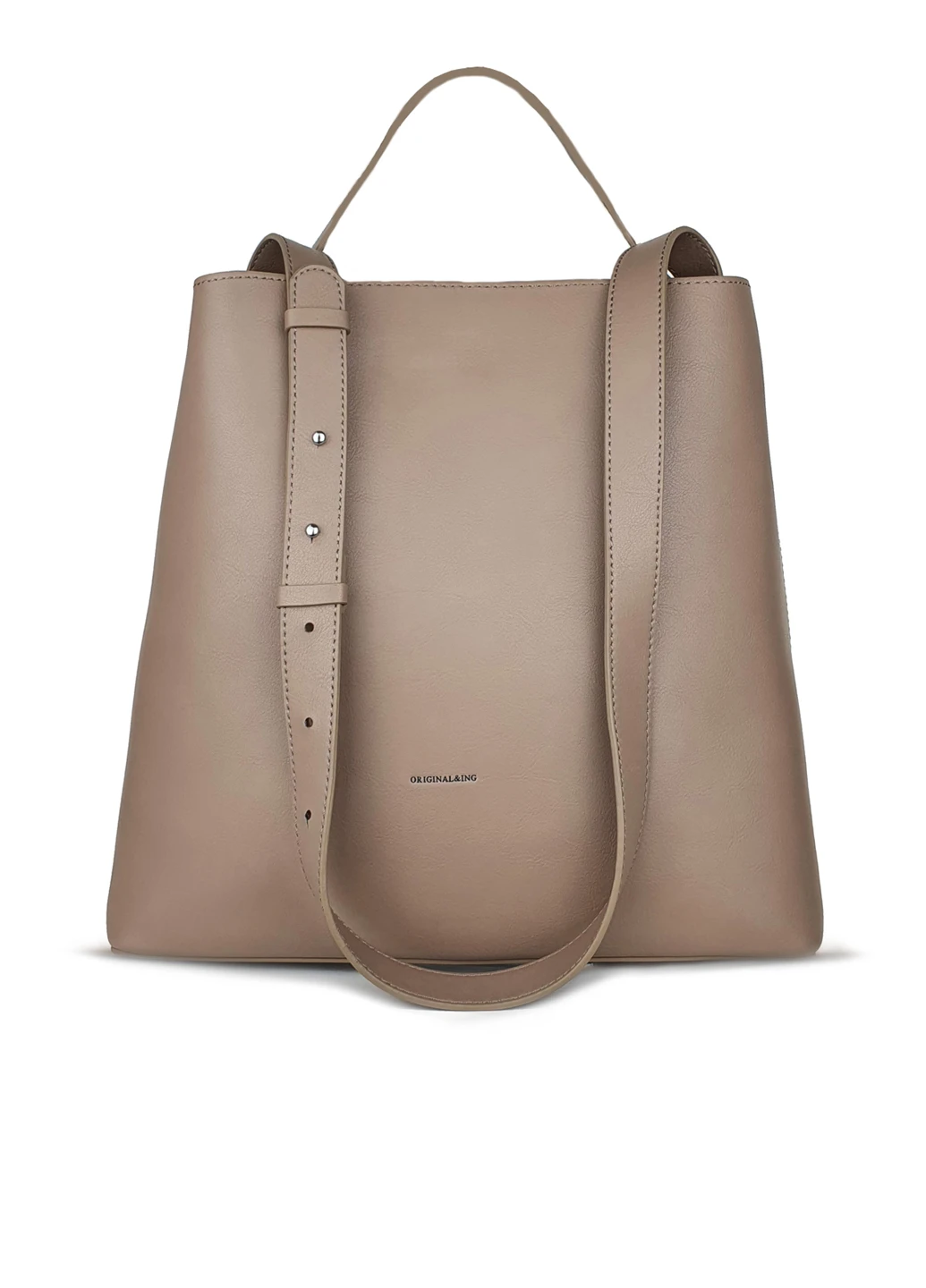 Стильна сумка бежева велика 30*31*12 Fashion (251853896)