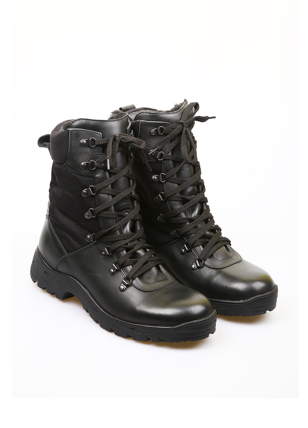 Черные зимние ботинки No Brand