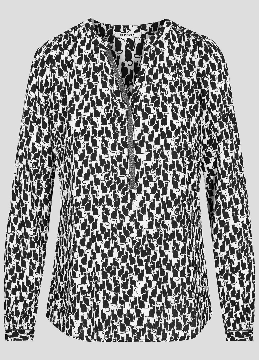 Черная демисезонная блуза Orsay