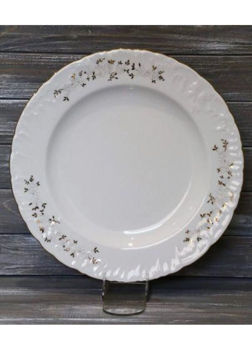 Тарелка десертная White Flower 9705-17-T 17 см Cmielow (253611561)