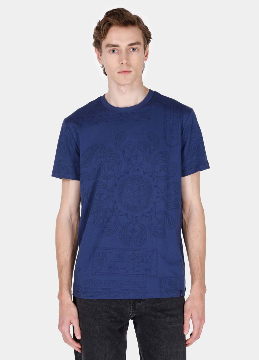 Индиго футболка Colin's