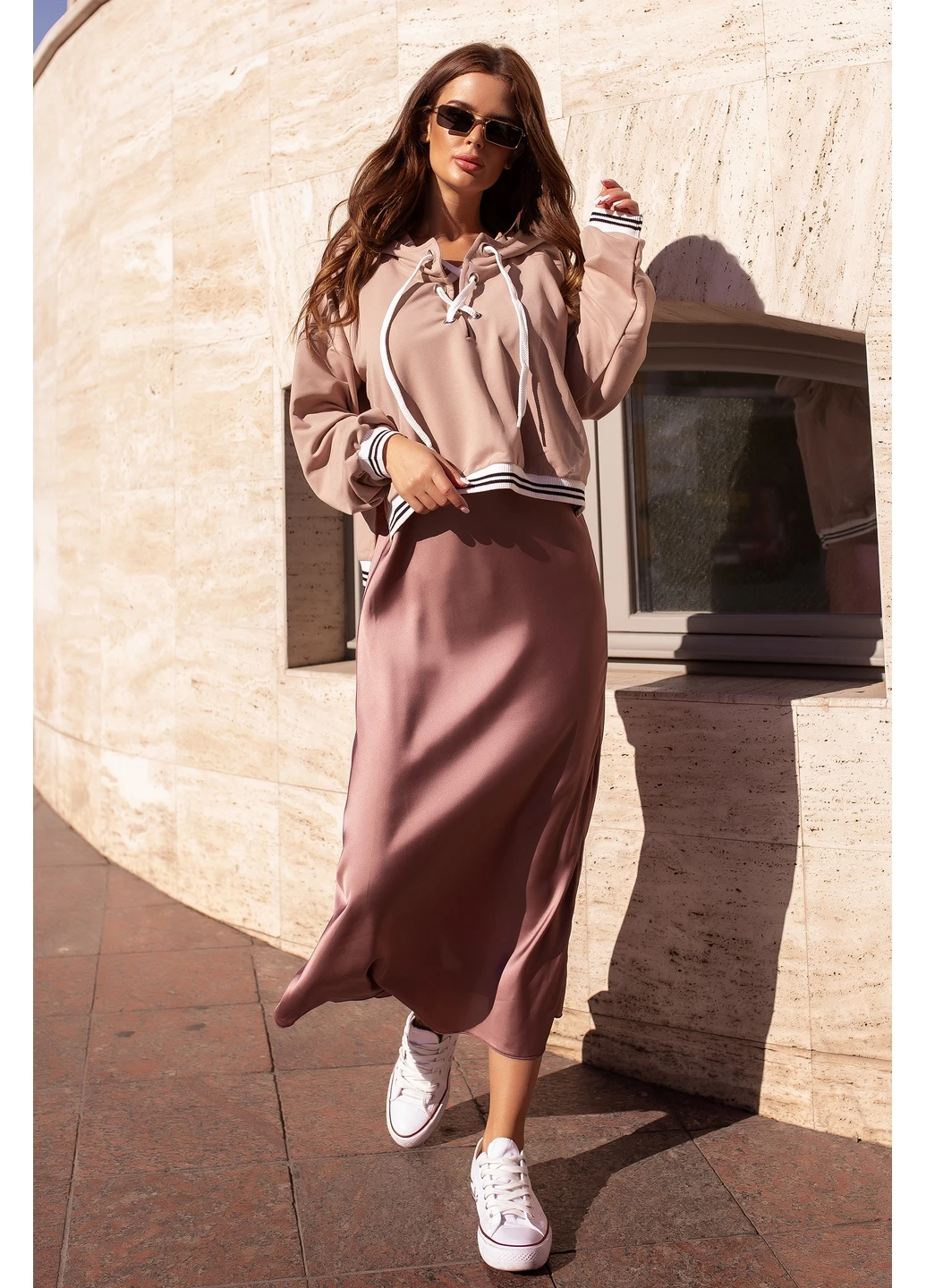 Костюм 186-3 L Бежевий N.N.C.Fashion (223390546)