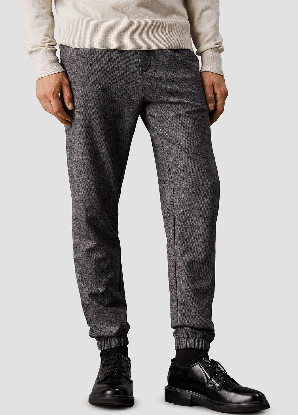 Черные кэжуал зимние джоггеры брюки Calvin Klein