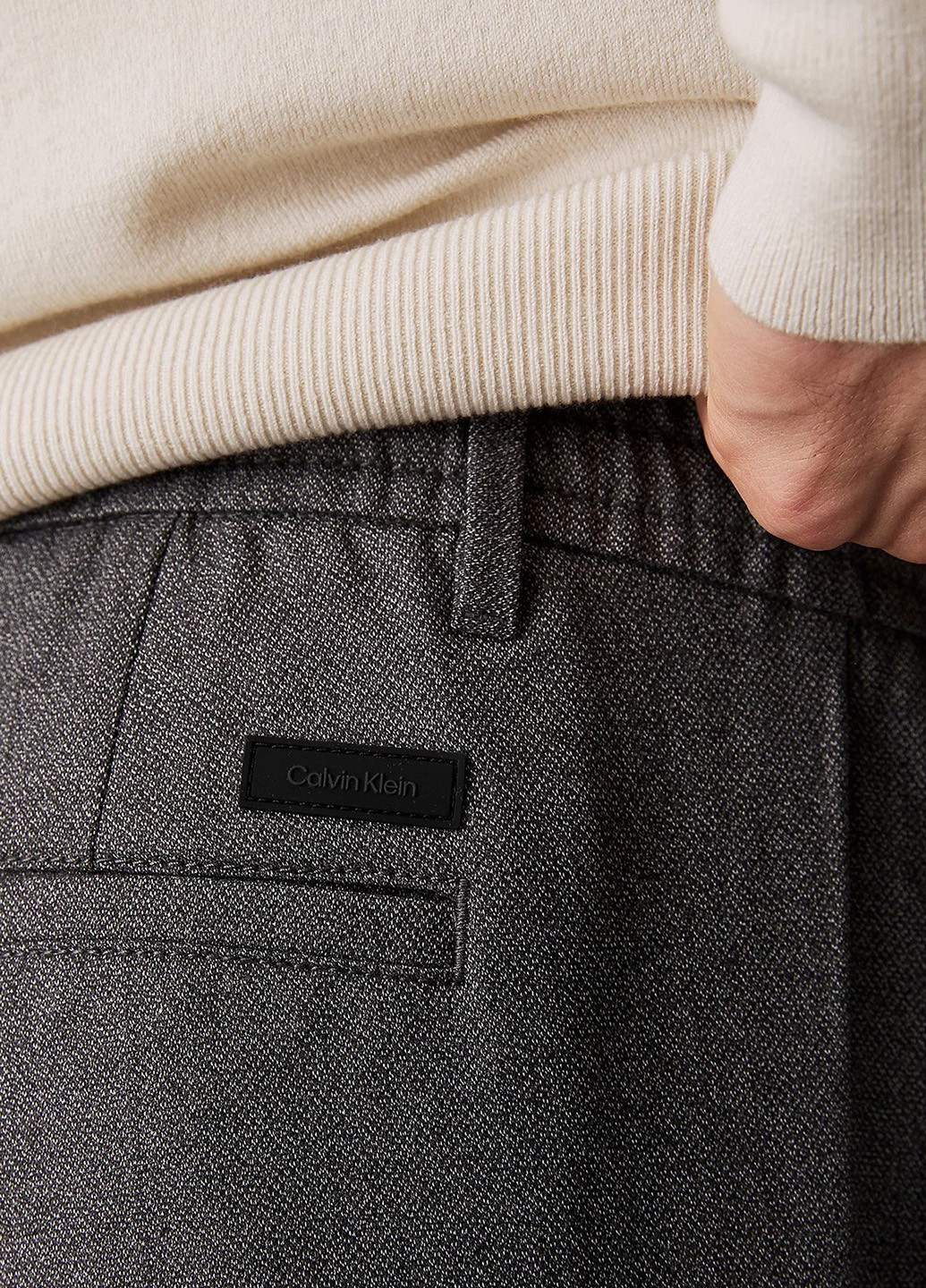 Черные кэжуал зимние джоггеры брюки Calvin Klein