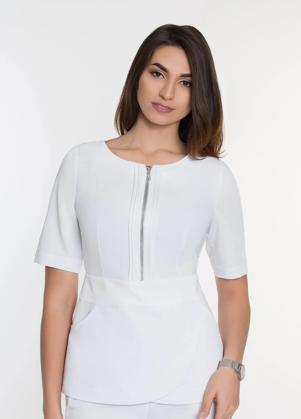 Костюм медичного одягу (білий) MioMed (251776817)