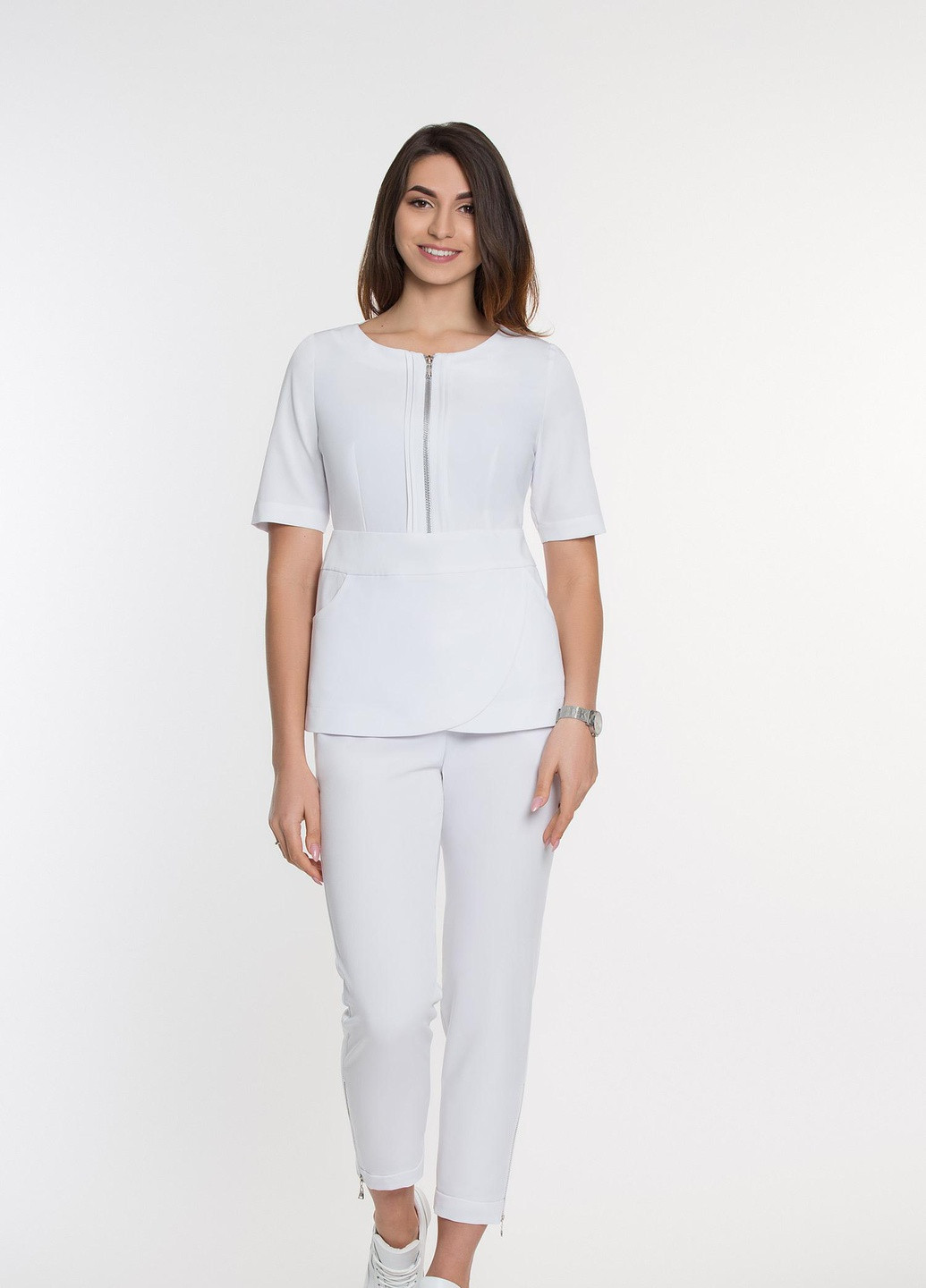 Костюм медичного одягу (білий) MioMed (251776817)