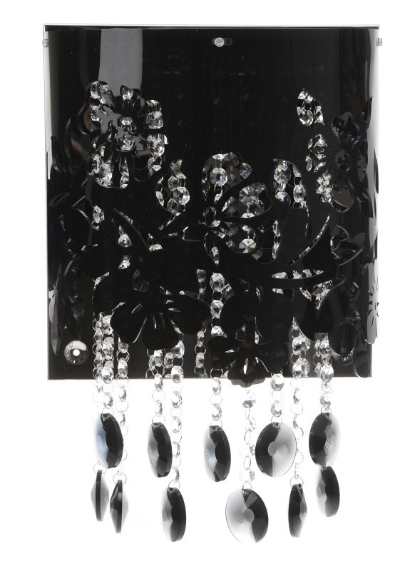 Бра настінне накладне BR-01 261W/2 BK+BK Brille (253894588)