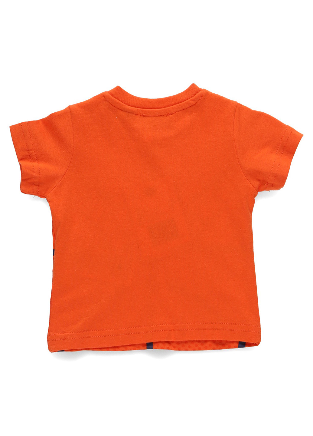 Оранжевая летняя футболка Chicco