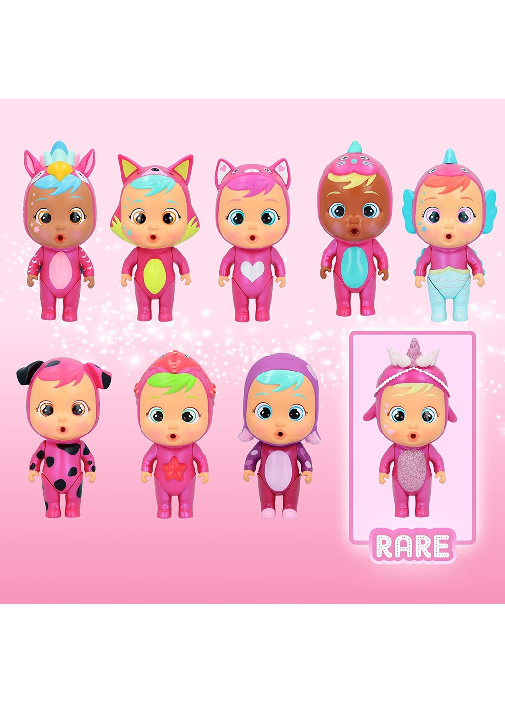 Игровой набор с пупсом Cry Babies Magic Tears Pink Edition Плакса с мини домиком (81550) IMC Toys (255665575)