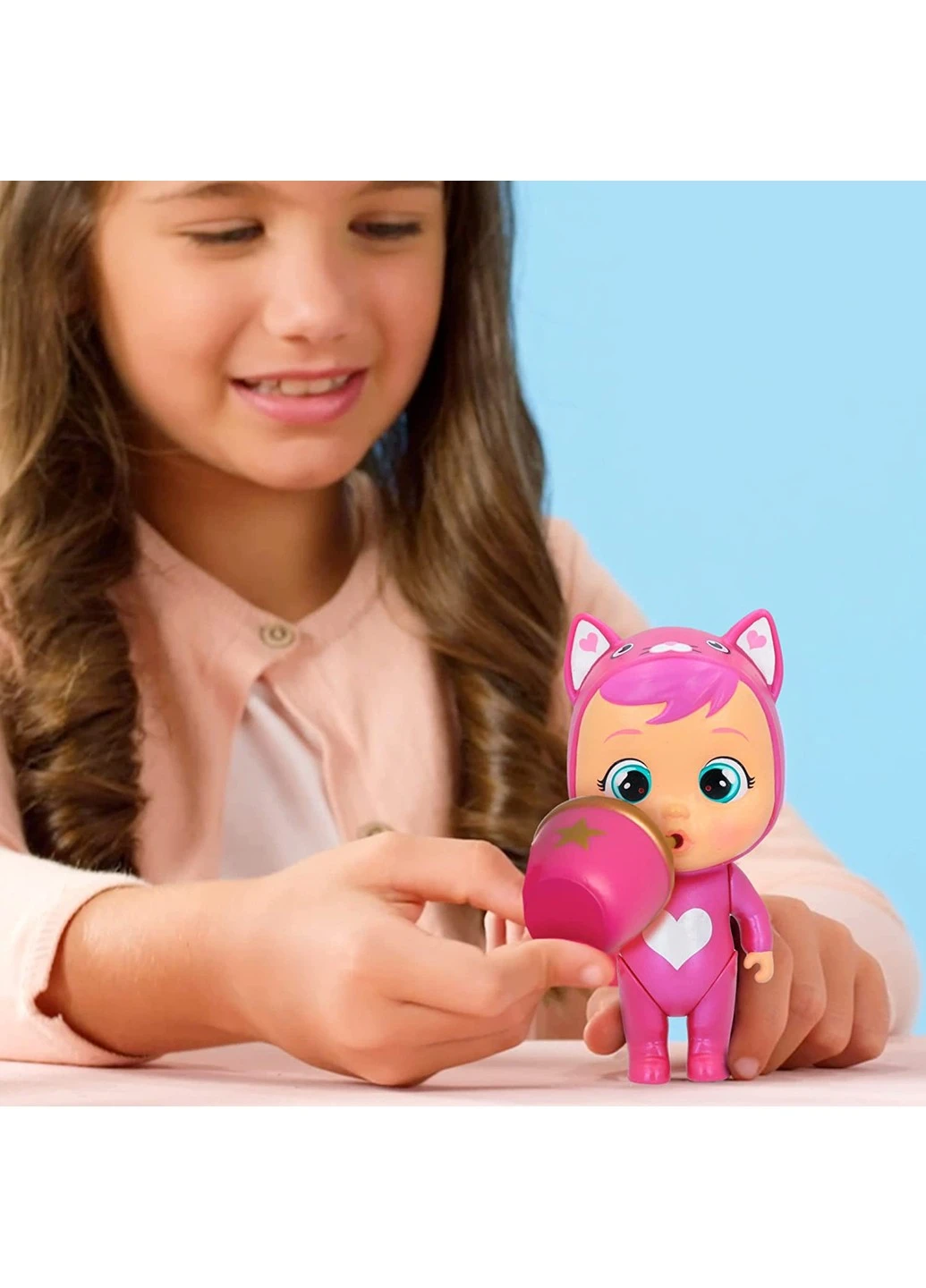 Игровой набор с пупсом Cry Babies Magic Tears Pink Edition Плакса с мини домиком (81550) IMC Toys (255665575)