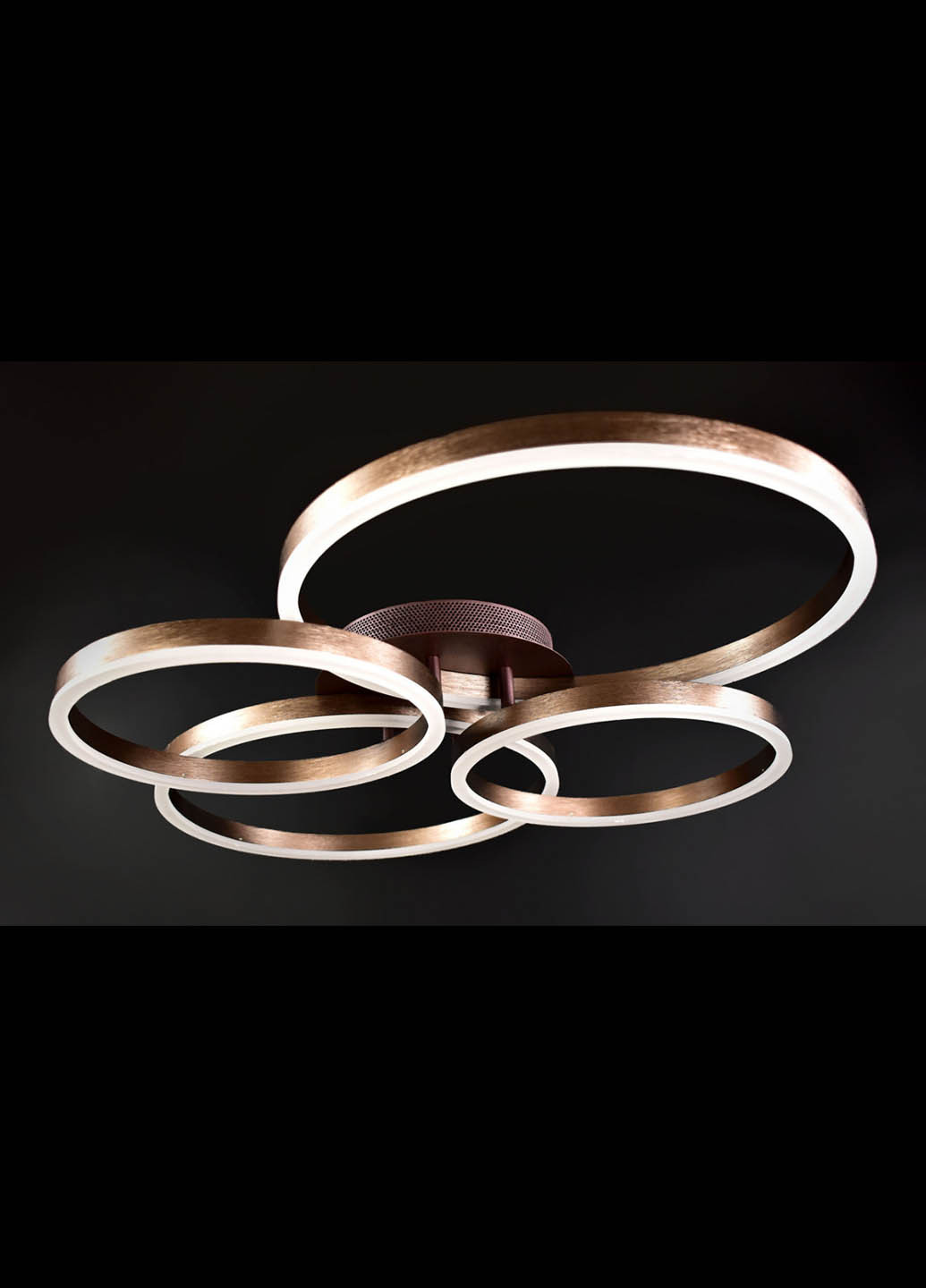 Люстра потолочная LED с пультом A8008/2+2B-cf Коричневый 11х63х83 см. Handmade (234538060)