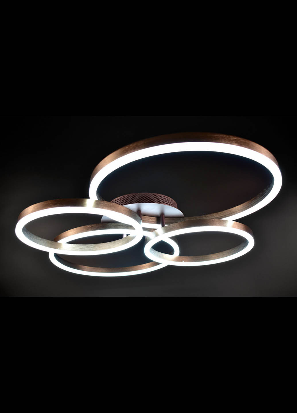 Люстра потолочная LED с пультом A8008/2+2B-cf Коричневый 11х63х83 см. Handmade (234538060)