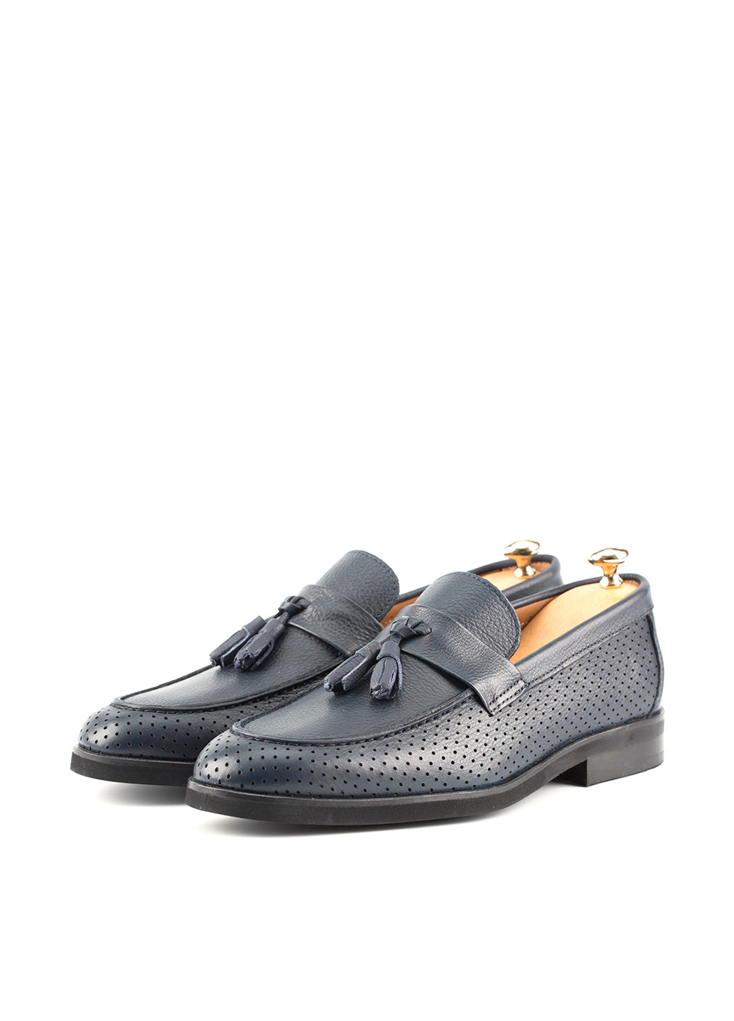 Темно-синие кэжуал туфли Trend Collection без шнурков