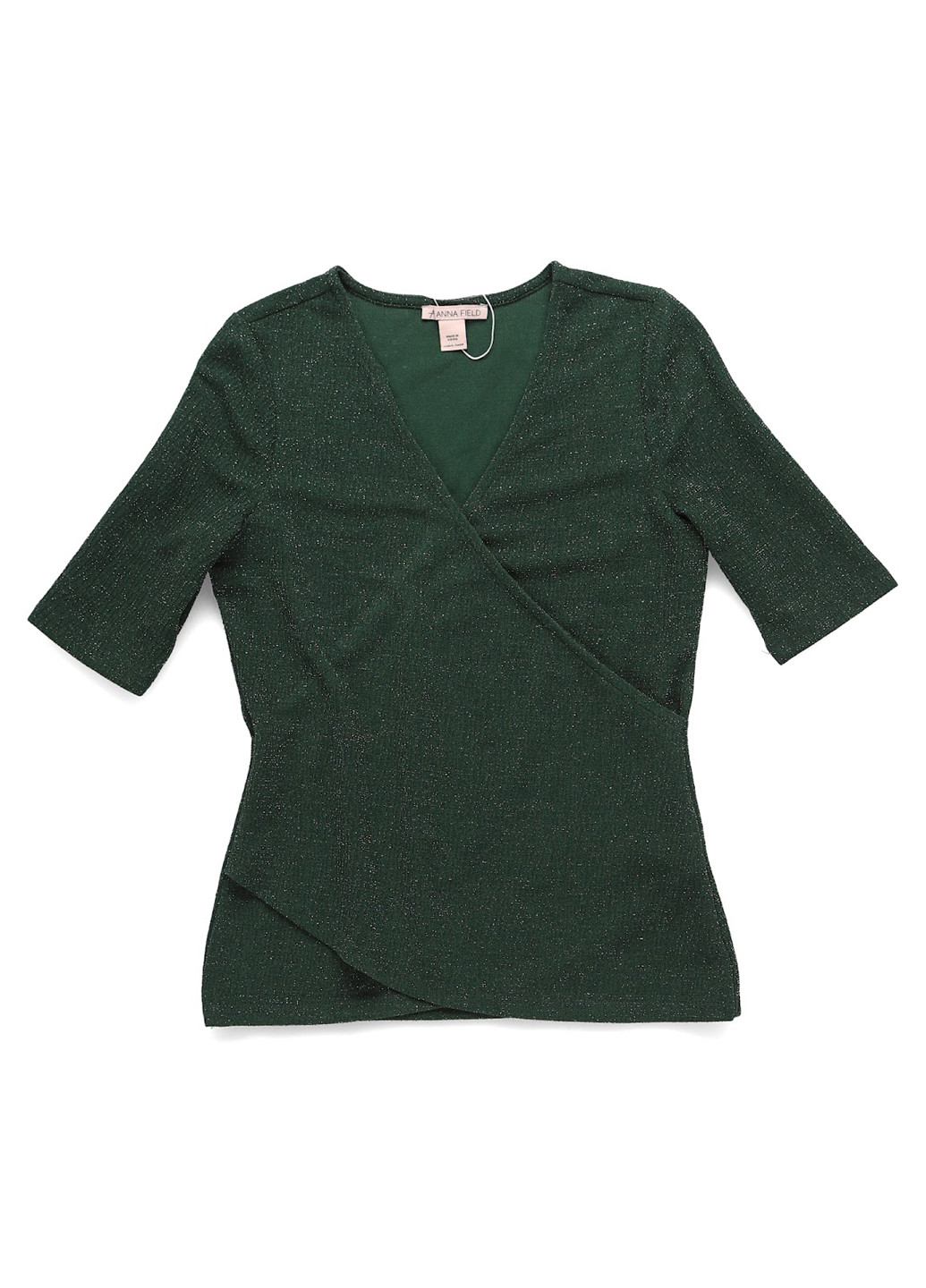 Темно-зелёная блуза Anna Field