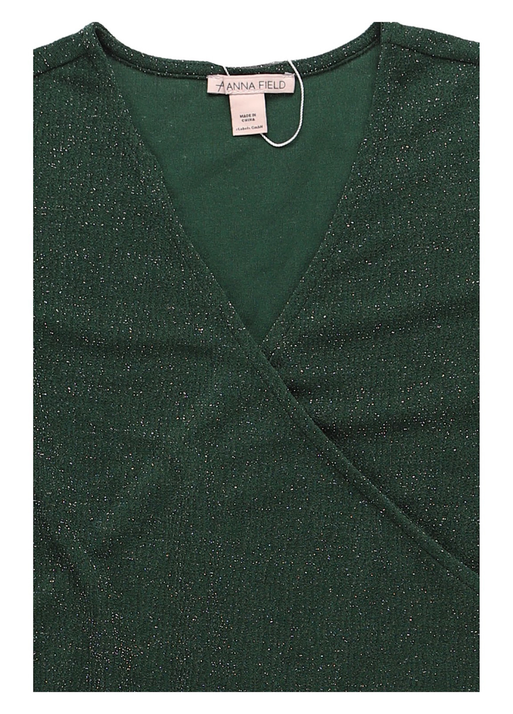 Темно-зелёная блуза Anna Field