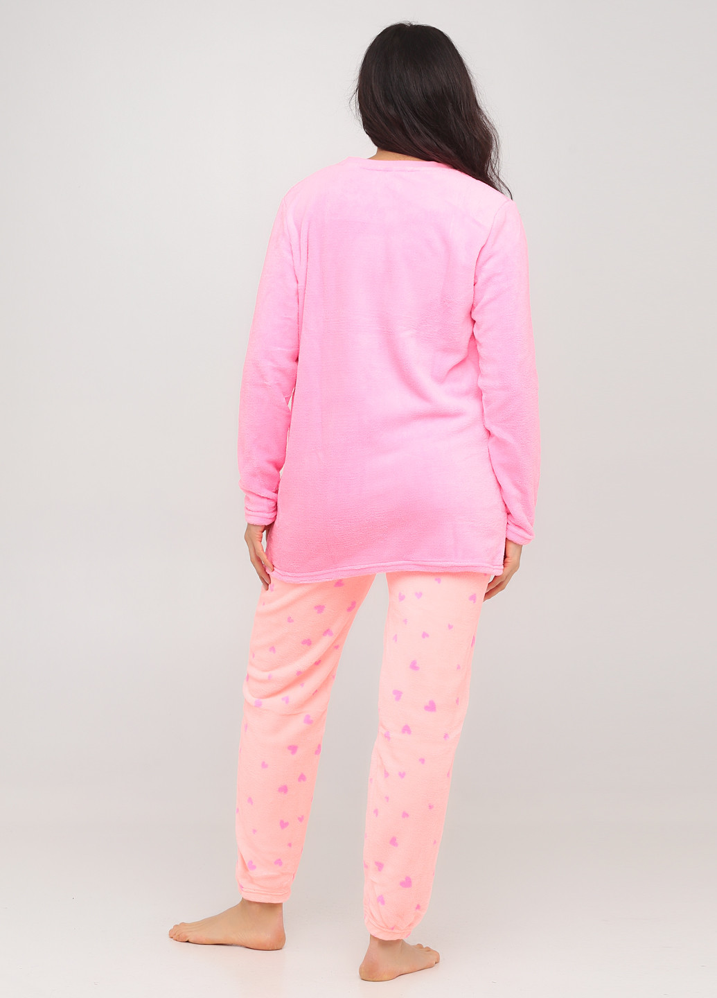 Розовый демисезонный комплект (свитшот, брюки) No Brand