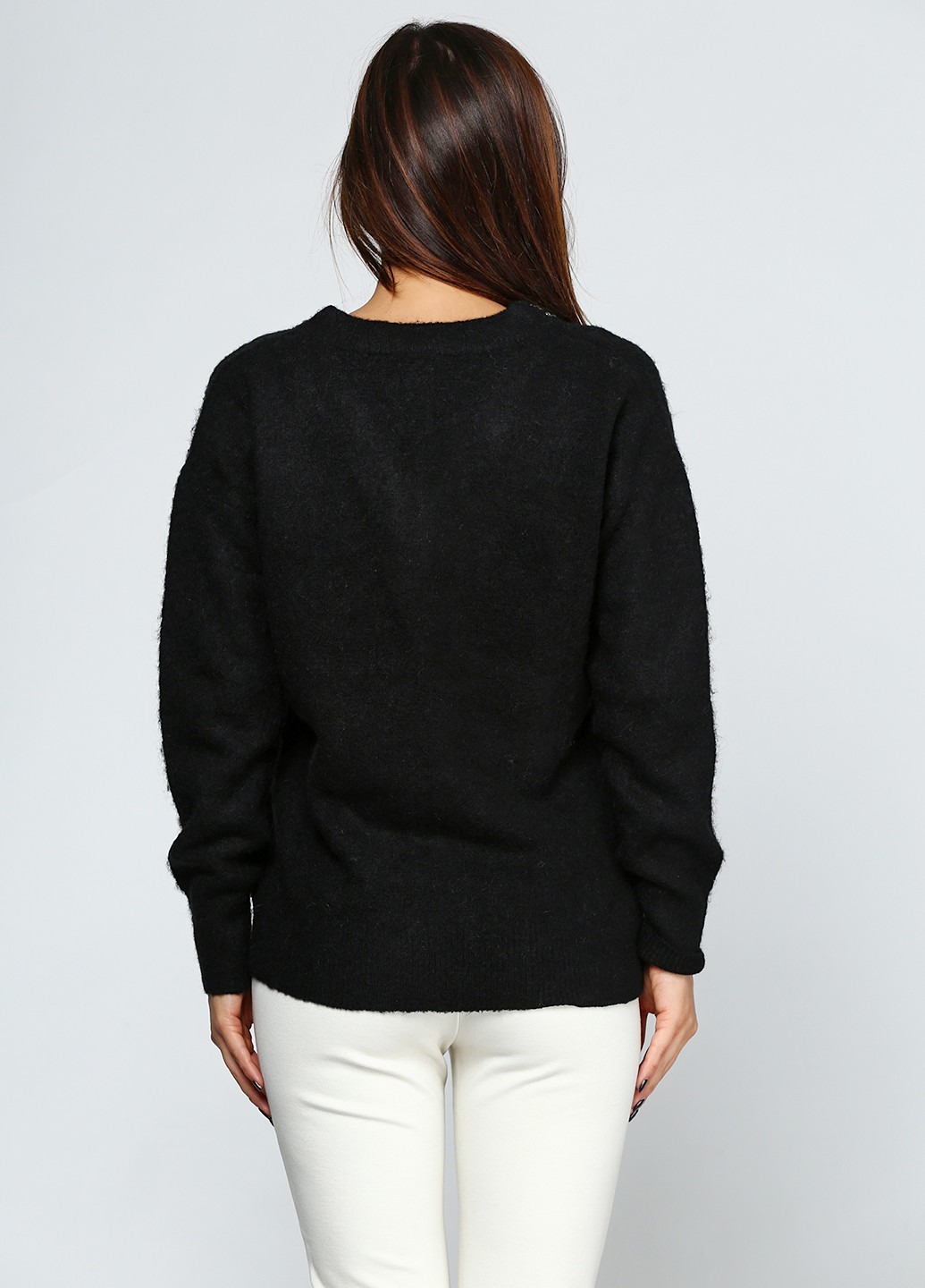 Черный демисезонный пуловер пуловер Pinko