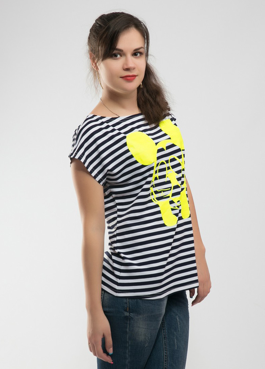 Лимонная летняя футболка Modna Anka