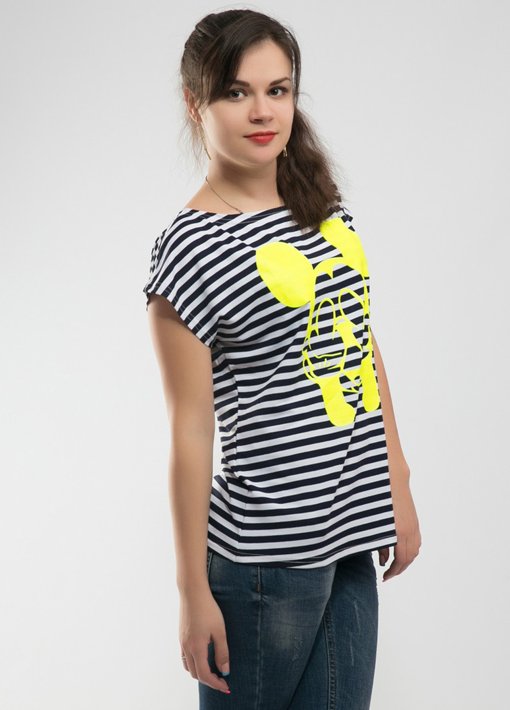 Лимонная летняя футболка Modna Anka