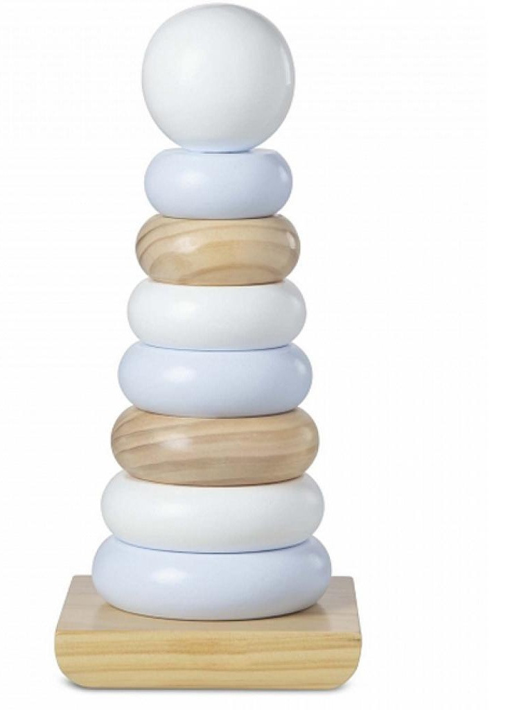 Розвиваюча іграшка Melissa & Doug Величезна натуральна дерев'яна пірамідка (MD30540) Melissa&Doug Огромная натуральная деревянная пирамидка (203978424)