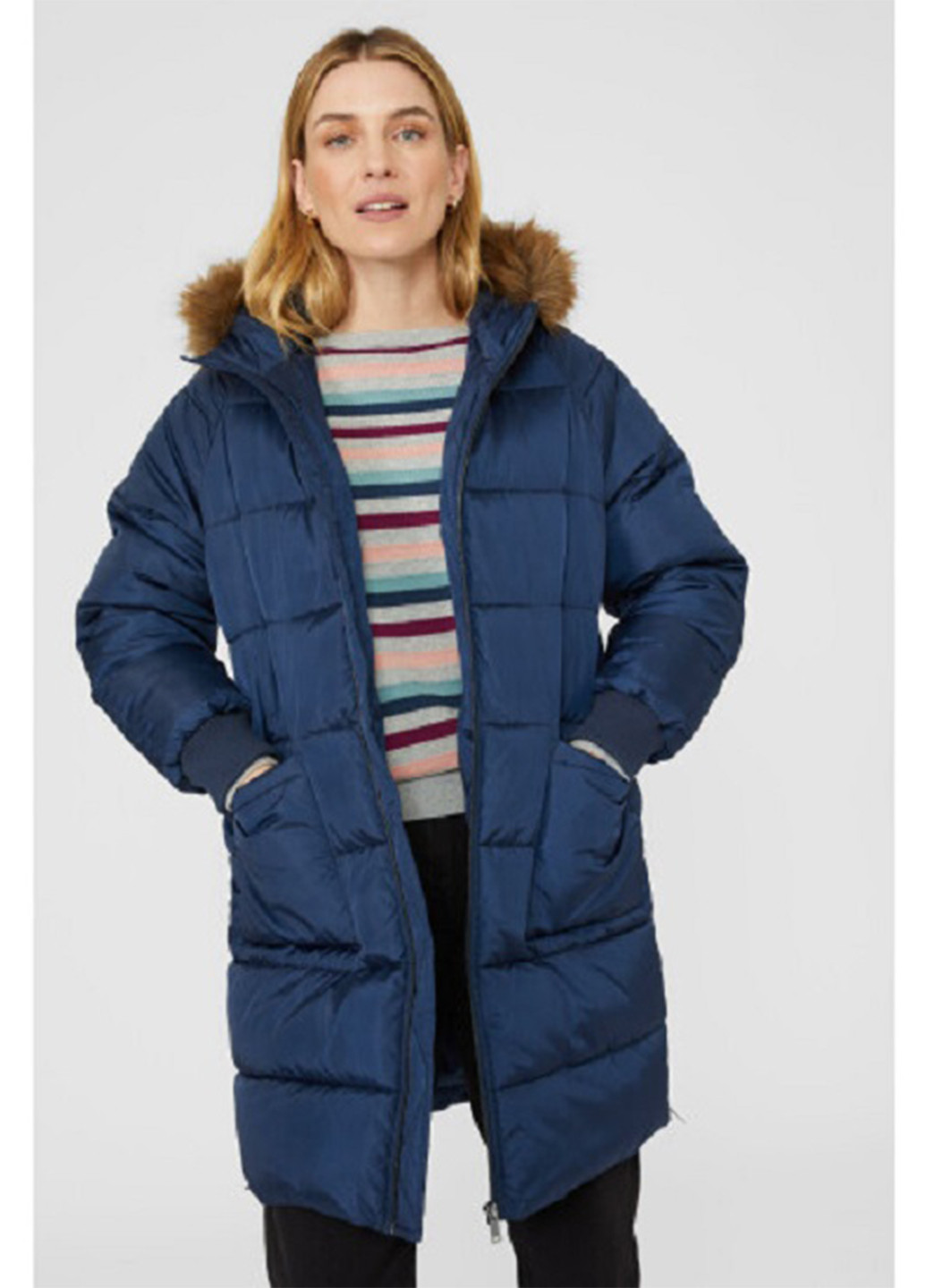 Темно-синяя демисезонная куртка Mantaray