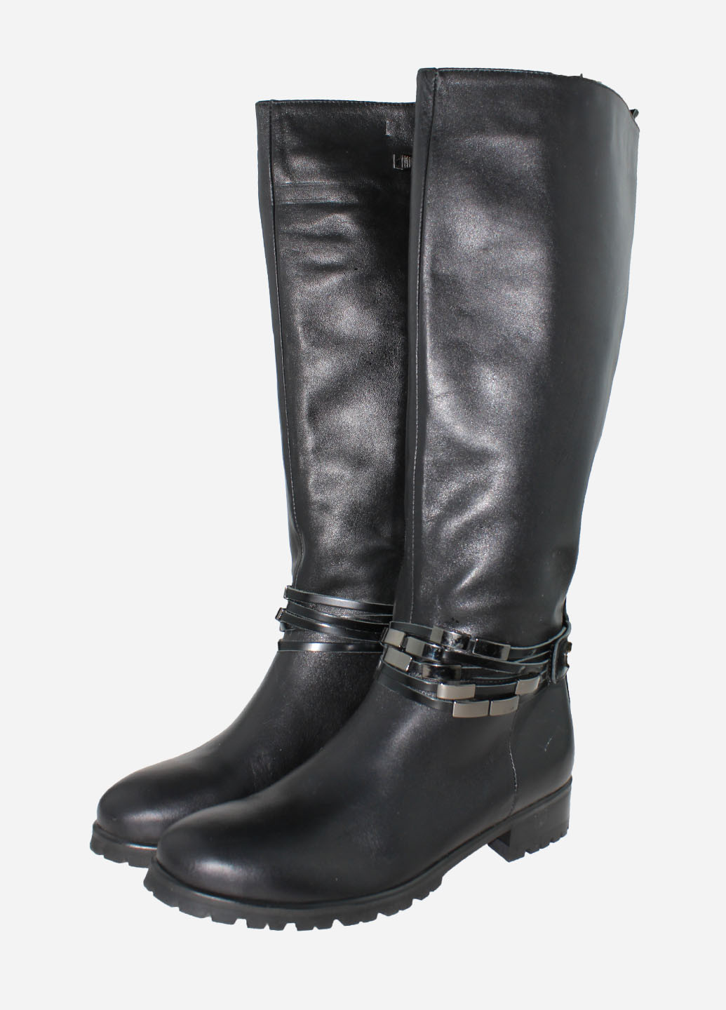 Осенние сапоги rsm-5487 черный Sothby's