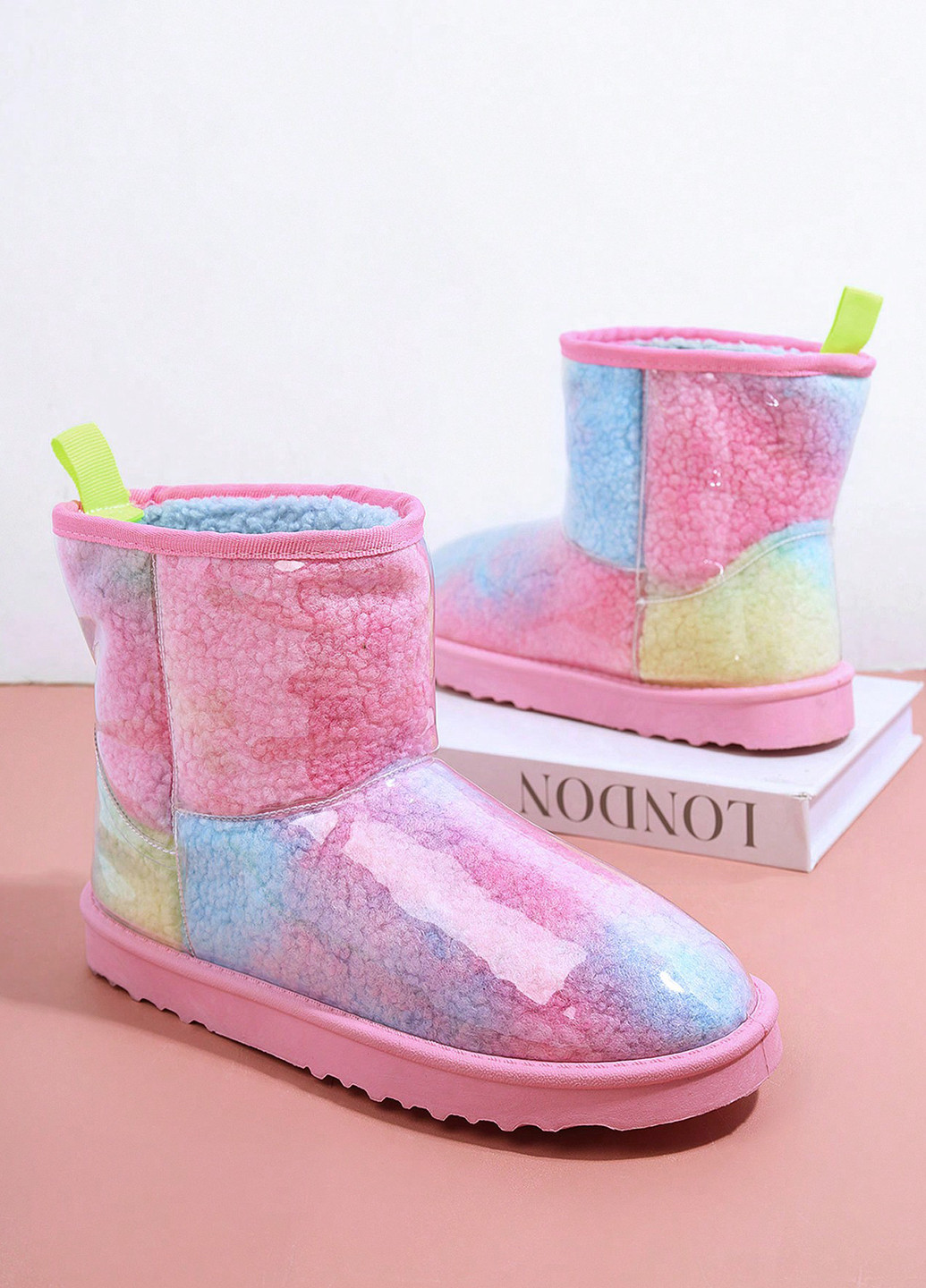 Цветные осенние ботильоны SHEIN