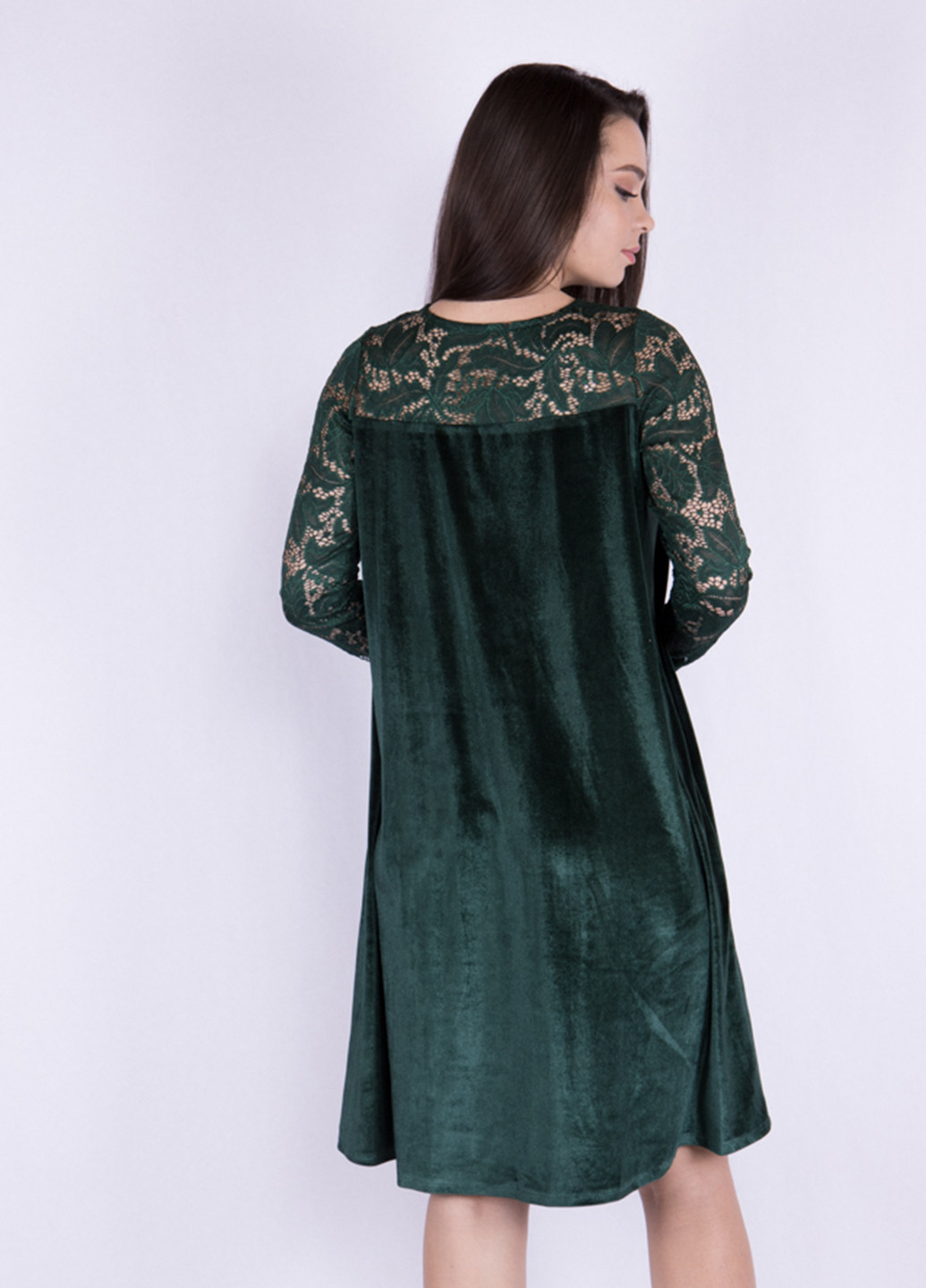 Зелена кежуал сукня кльош Time of Style однотонна