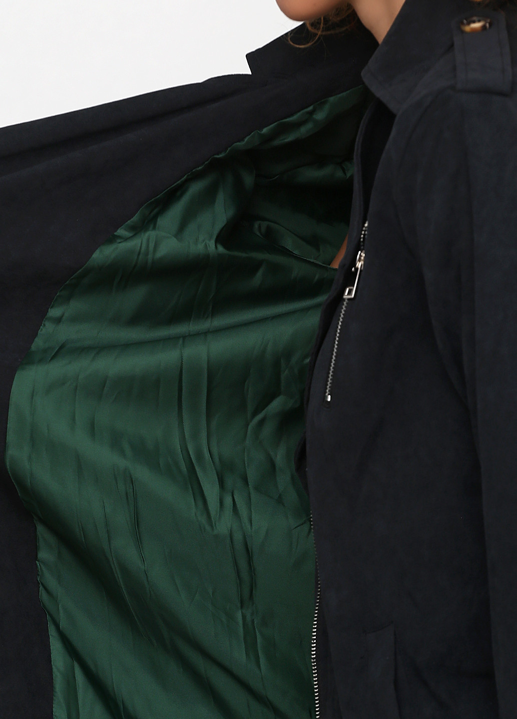 Темно-зелена демісезонна куртка JCL