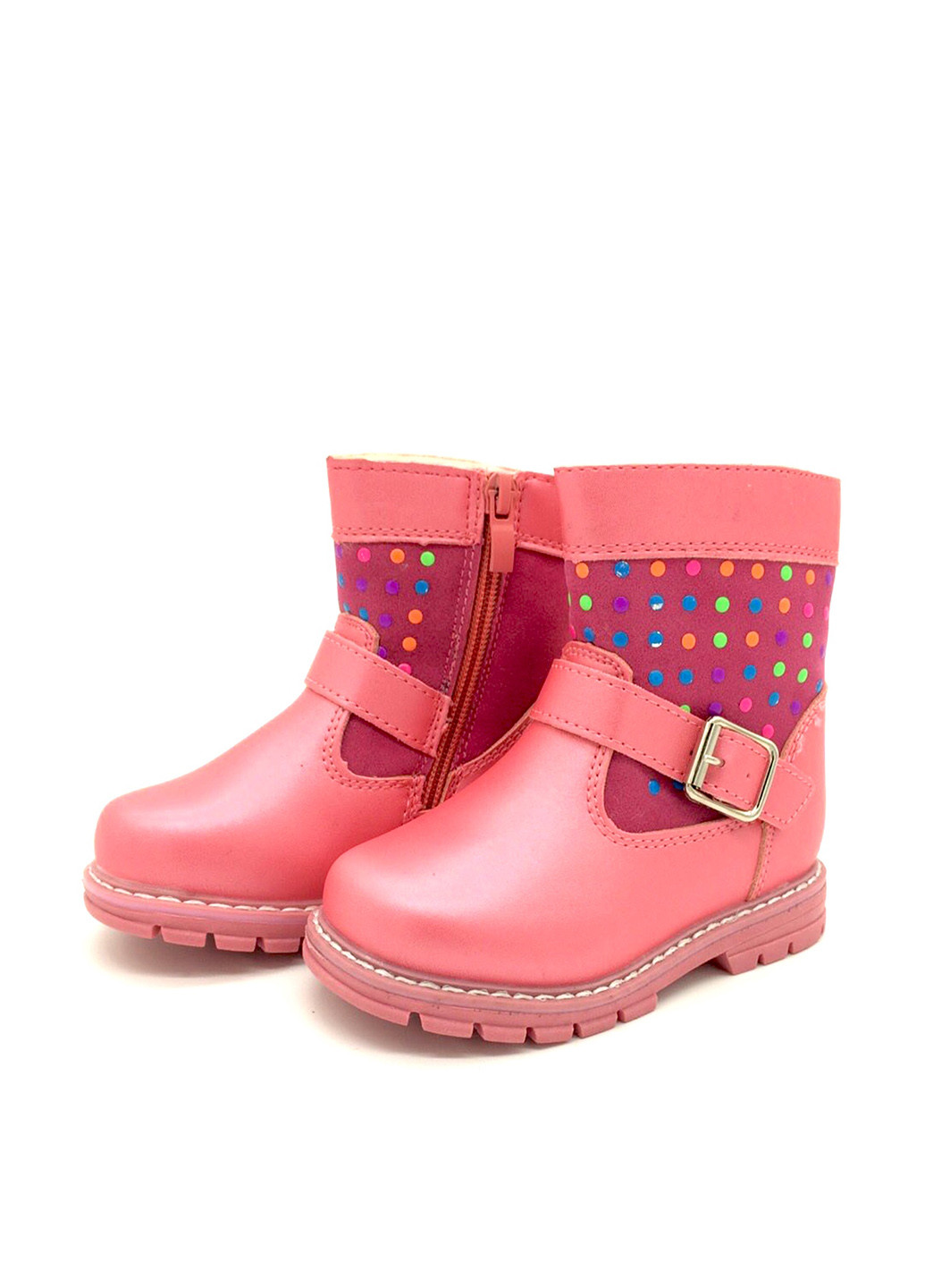 Розовые кэжуал зимние ботинки Clibee