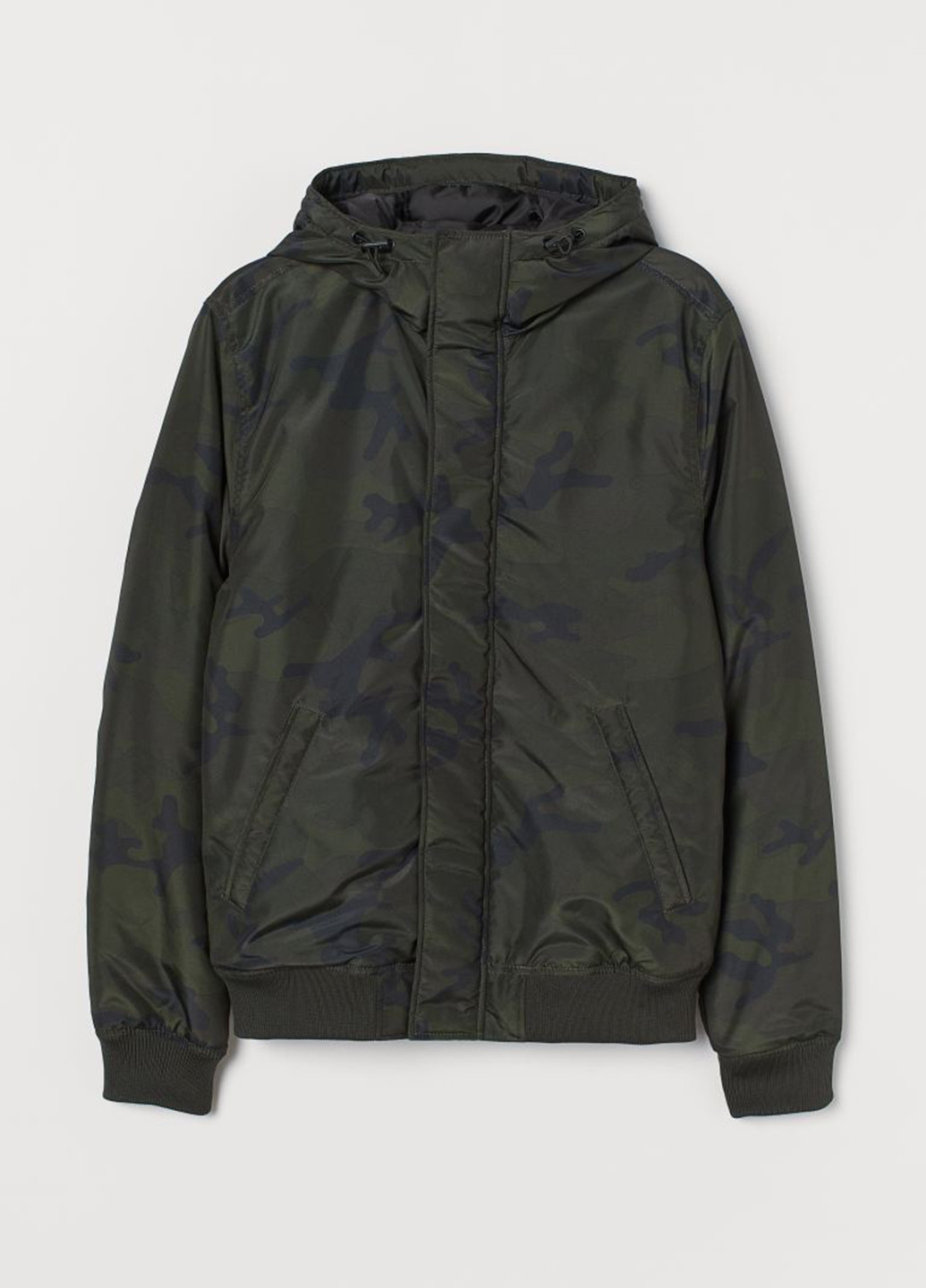 Темно-сіра демісезонна куртка H&M