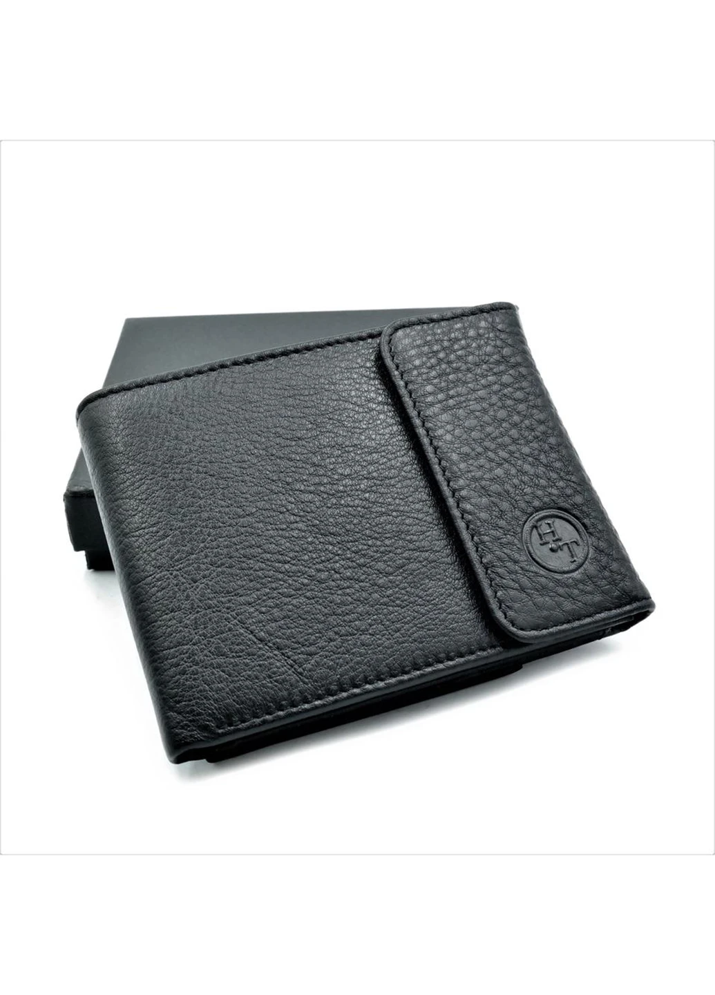 Чоловічий шкіряний гаманець 12х9х2,5 см H.T.Leather (254595102)