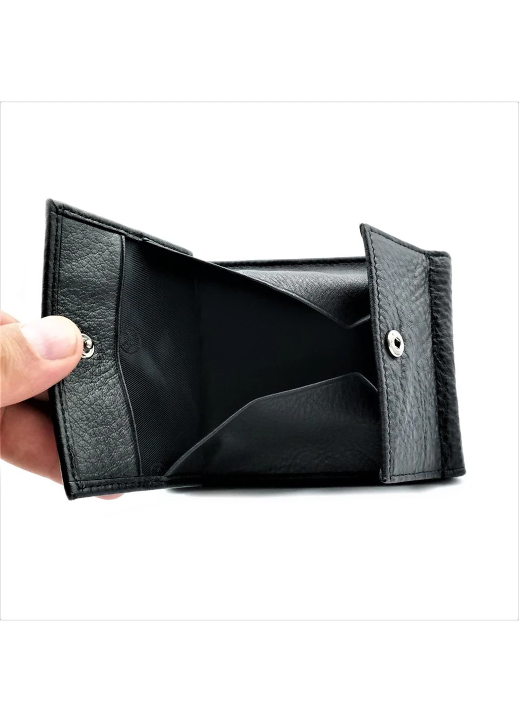 Чоловічий шкіряний гаманець 12х9х2,5 см H.T.Leather (254595102)