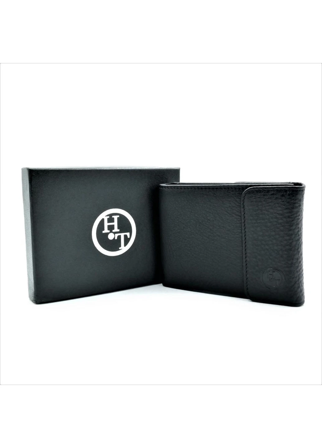 Чоловічий шкіряний гаманець 12х9х2,5 см H.T.Leather (254595102)
