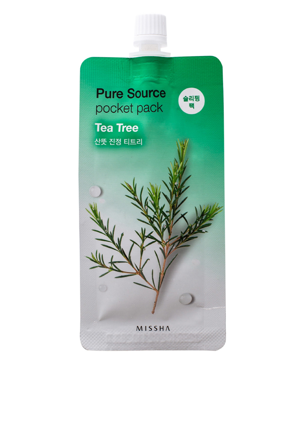 Маска для лица Pure Source Pocket Pack Tea Tree, 10 мл MISSHA (252256835)