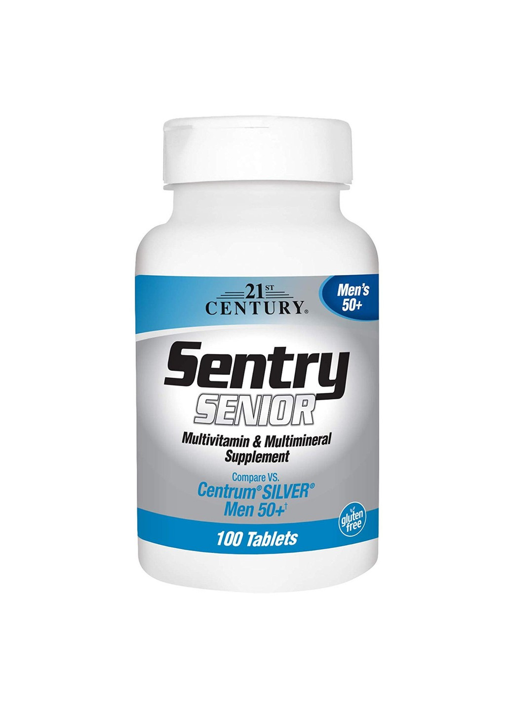 Витамины для мужчин Sentry Senior Men`s 50+ (100 таб) 21 век центури 21st Century (255410173)