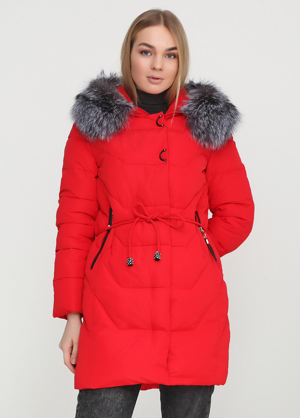 Красная зимняя куртка Jarius