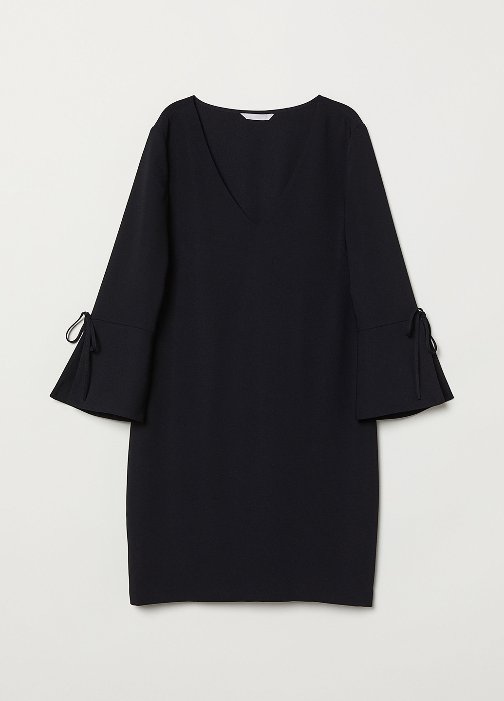 Черное кэжуал платье H&M однотонное