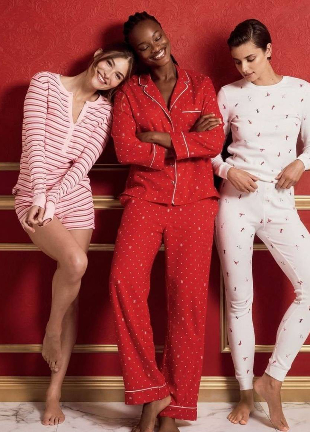 Молочная всесезон пижама (лонгслив, леггинсы) лонгслив + леггинсы Victoria's Secret