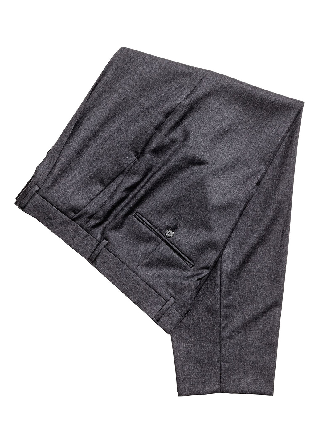 Темно-серые классические демисезонные классические брюки H&M